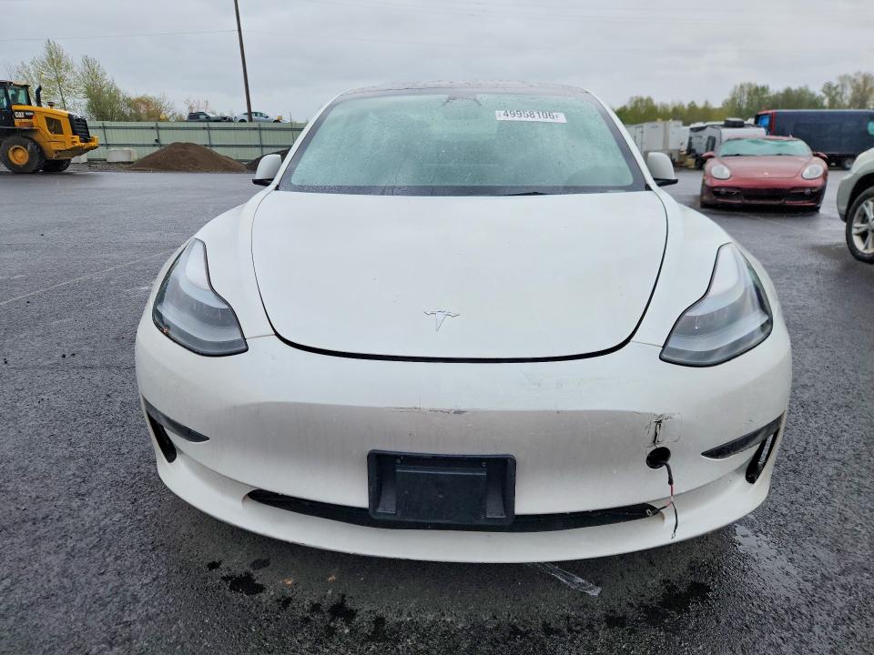 2026 Tesla Model 3 VIN 5YJ3E1EAXPF590340 COPART salvage auction — REAR END, Or - Salvage Title Certificate, sold $7,600 on 2026-07-27 (photo 5)