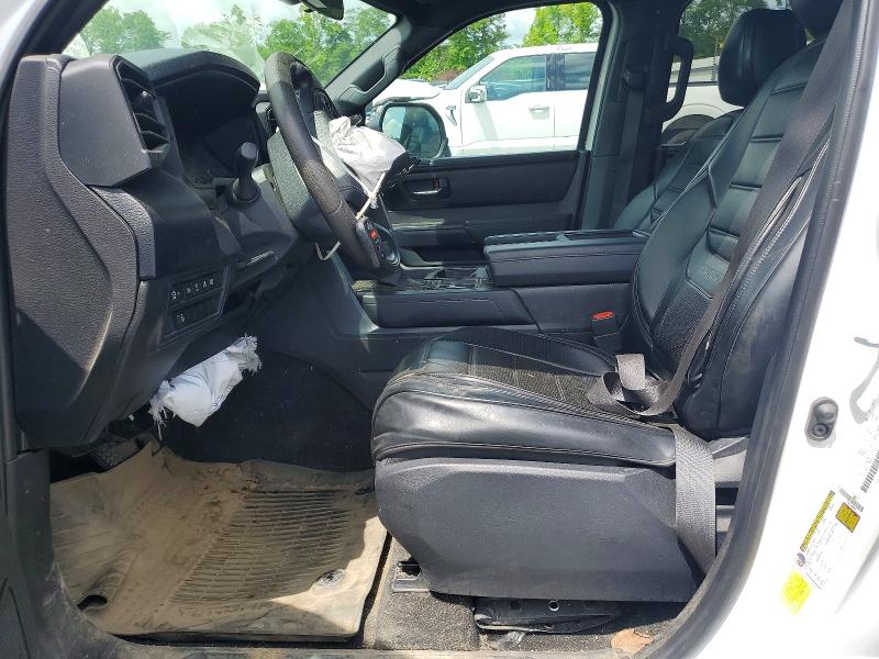 2025 Toyota Tundra VIN 5TFKB5DB9SX250455 COPART salvage auction — FRONT END, Sc - Cert Of Title-Salvage, sold $13,800 on 2026-07-20 (photo 7)