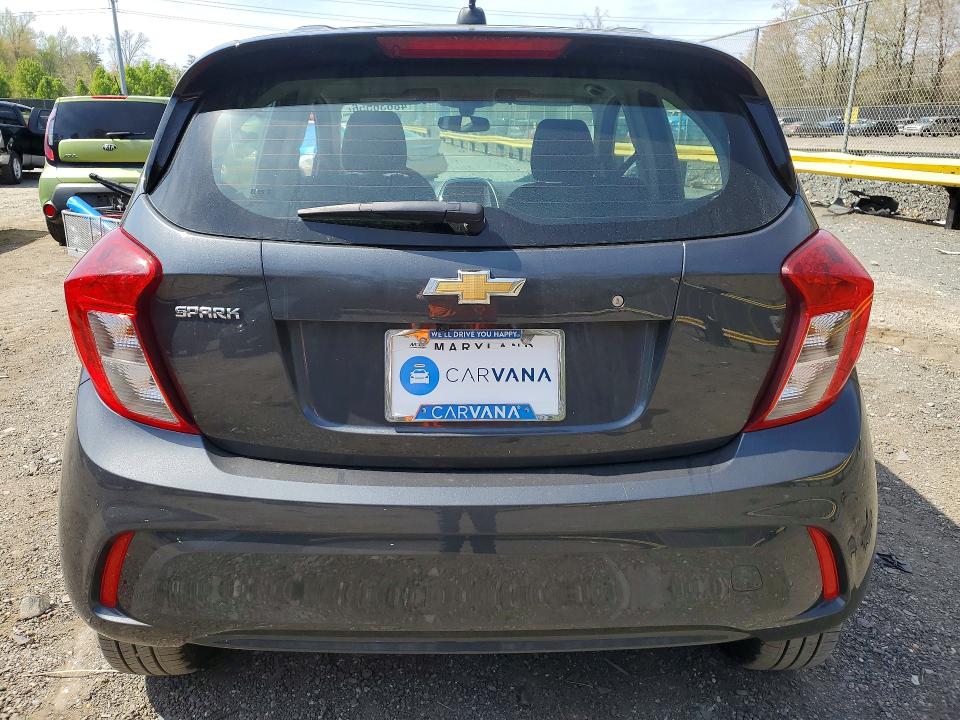 2021 Chevrolet Spark VIN KL8CB6SA6MC715037 COPART salvage auction — SIDE, Md - Cert Of Salvage > 75% Damage, sold $3,000 on 2026-07-17 (photo 6)