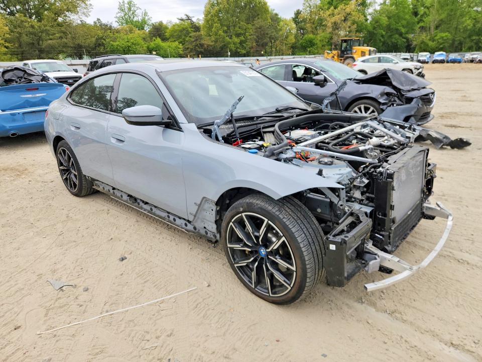 2024 BMW I4 VIN WBY83FB0XRFS26730 COPART salvage auction — FRONT END, Md - Cert Of Salvage > 75% Damage, sold $17,600 on 2026-07-14 (photo 4)
