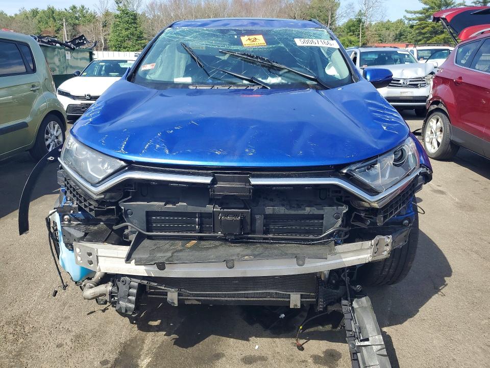 2022 Honda Cr-v VIN 7FARW1H52NE017889 COPART salvage auction — FRONT END, Ri - Salvage Certificate Of Title, sold $5,400 on 2026-07-16 (photo 5)