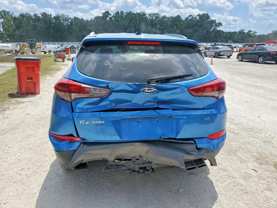 2016 Hyundai Tucson VIN KM8J33A22GU144001 COPART salvage auction — REAR END, Fl - Cert Of Title Slvg Rebuildable, sold $1,550 on 2026-07-14 (photo 6)