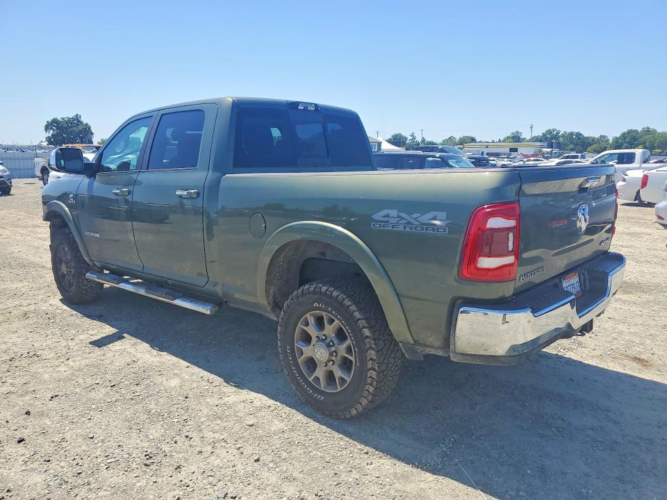 2022 Ram 2500 VIN 3C6UR5FL0NG143580 COPART salvage auction — FRONT END, Ca - Salvage Certificate, sold $14,200 on 2026-07-30 (photo 2)