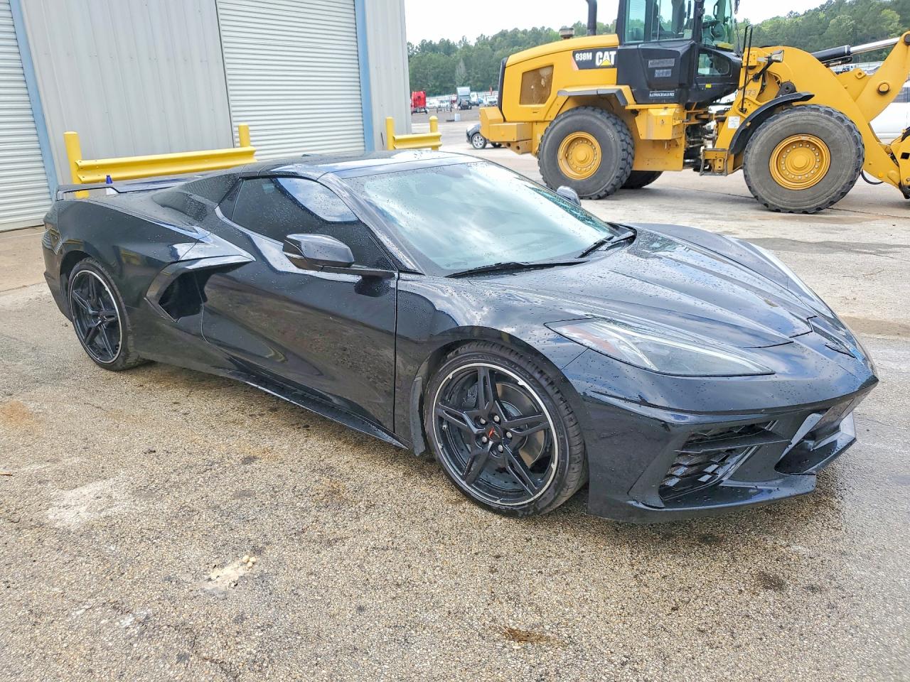 2022 Chevrolet Corvette Stingray VIN 1G1YA3D43N5113829 COPART salvage auction — Undercarriage, TX - SALVAGE VEHICLE TITLE, sold $30,000 on 2026-07-06 (photo 4)