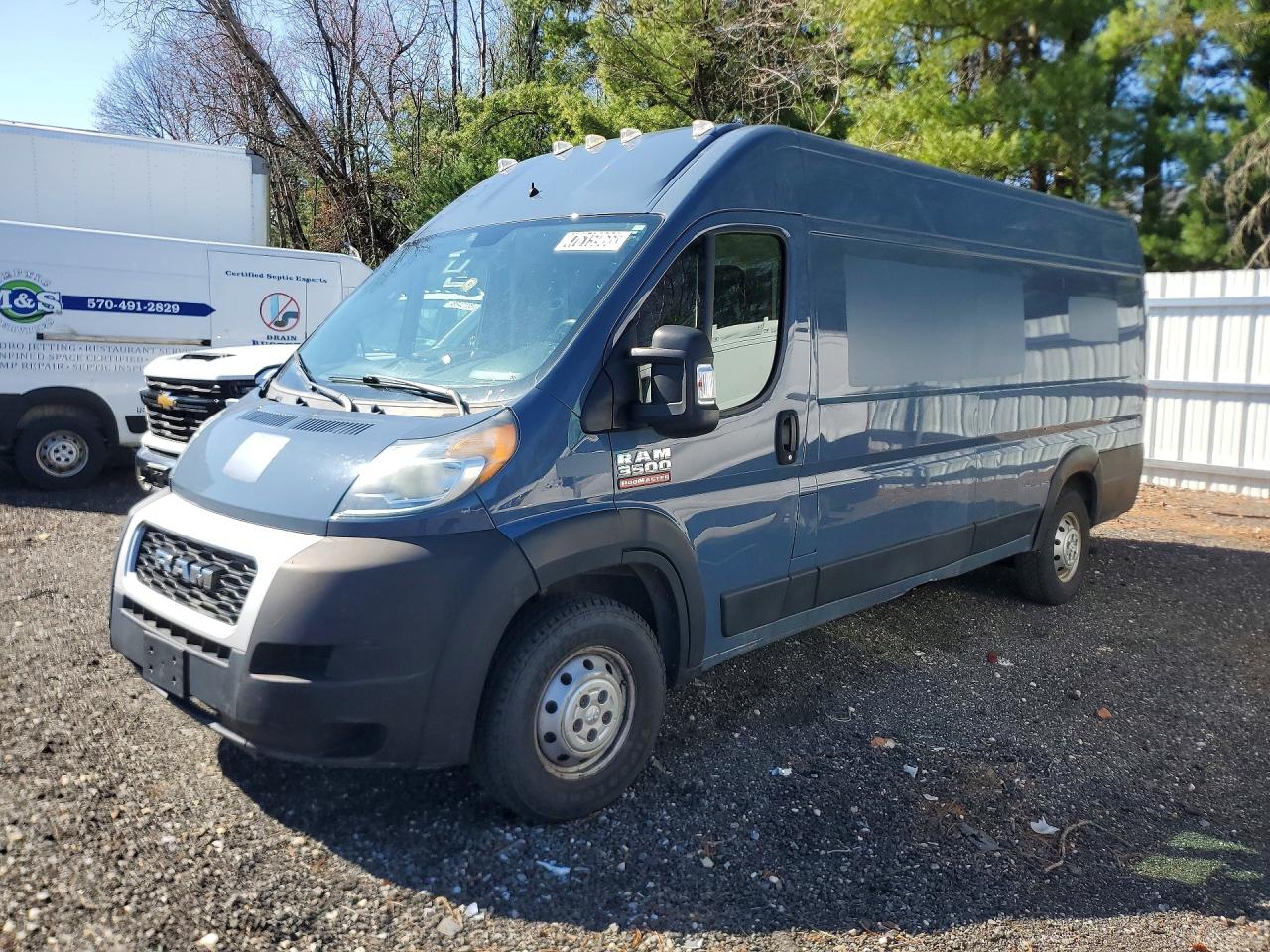 2020 Ram ProMaster 3500 VIN 3C6URVJG0LE140066 — COPART salvage auction photo
