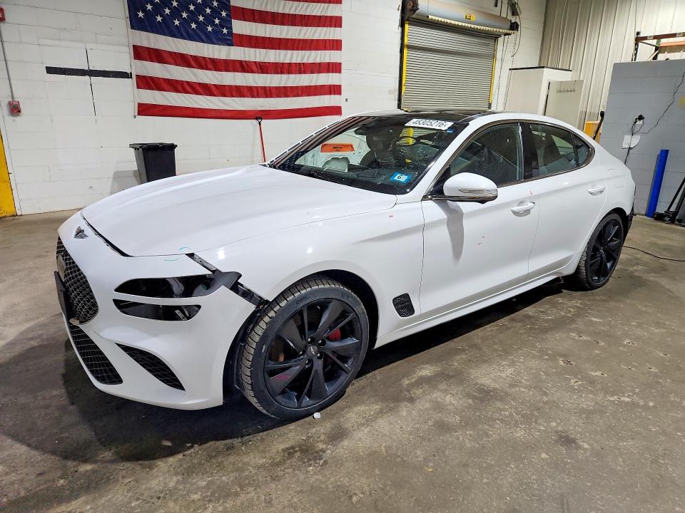 2022 Genesis G70 VIN KMTG54TE9NU097859 COPART salvage auction — ALL OVER, Nh - Cert Of Title-Salvage, sold $8,600 on 2026-07-02 (photo 1)