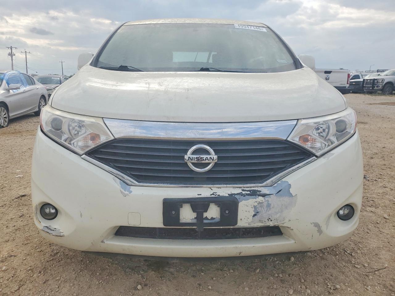 2015 Nissan Quest VIN JN8AE2KP6F9131034 COPART salvage auction — Rear End, TX - CERTIFICATE OF TITLE, sold $750 on 2026-07-08 (photo 5)
