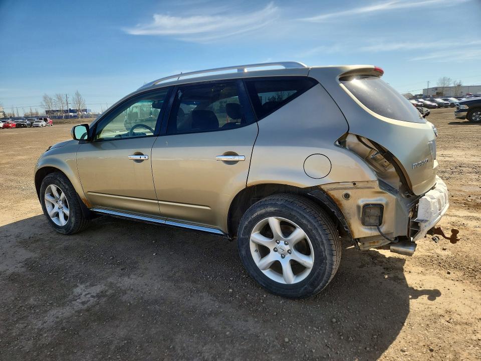 2006 Nissan Murano VIN JN8AZ08W66W514321 COPART salvage auction — REAR END, Ab - Bos - Salvage, sold $200 on 2026-07-07 (photo 2)