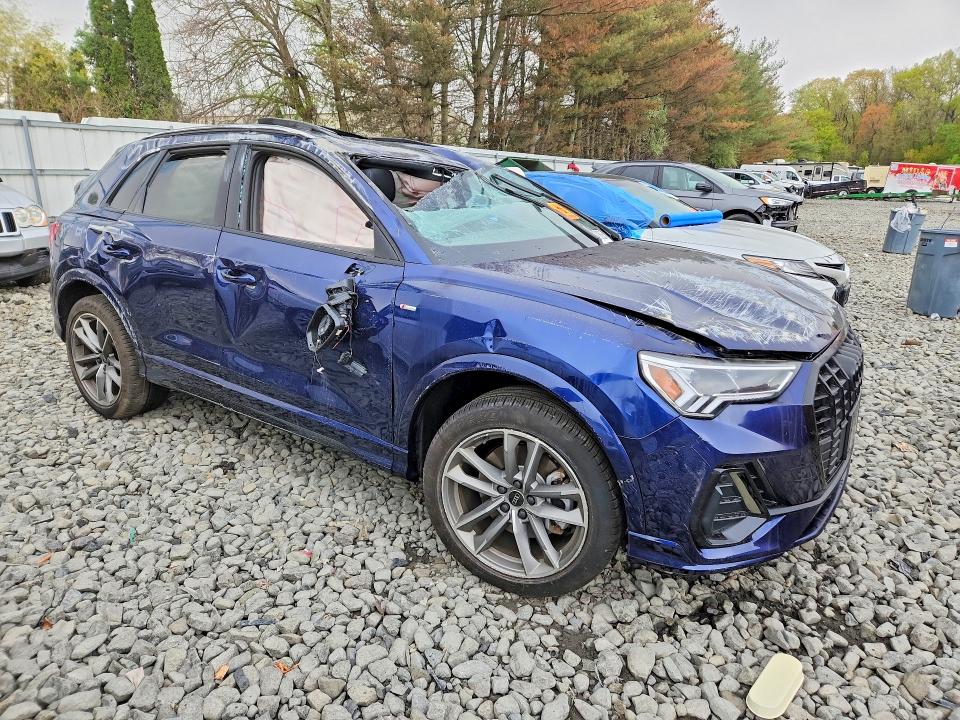 2024 Audi Q3 VIN WA1DECF3XR1182250 COPART salvage auction — ROOF, Nj - Cert Of Title-Salvage, sold $3,600 on 2026-08-03 (photo 4)