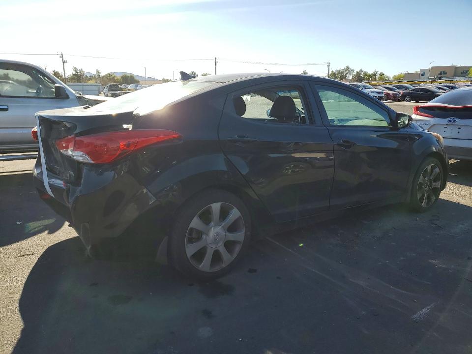 2013 Hyundai Elantra VIN KMHDH4AE9DU544163 COPART salvage auction — REAR END, NV, sold $1,150 on 2026-07-22 (photo 3)