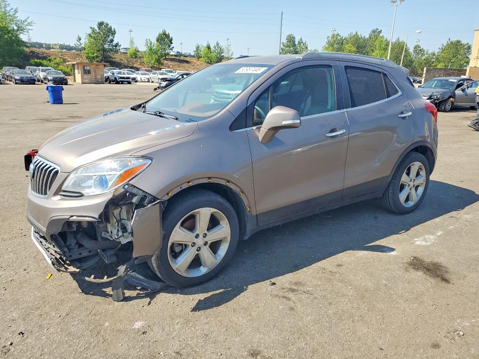 2015 Buick Encore VIN KL4CJCSB0FB043951 COPART salvage auction — FRONT END, Sc - Cert Of Title-Salvage, sold $475 on 2026-07-10 (photo 1)
