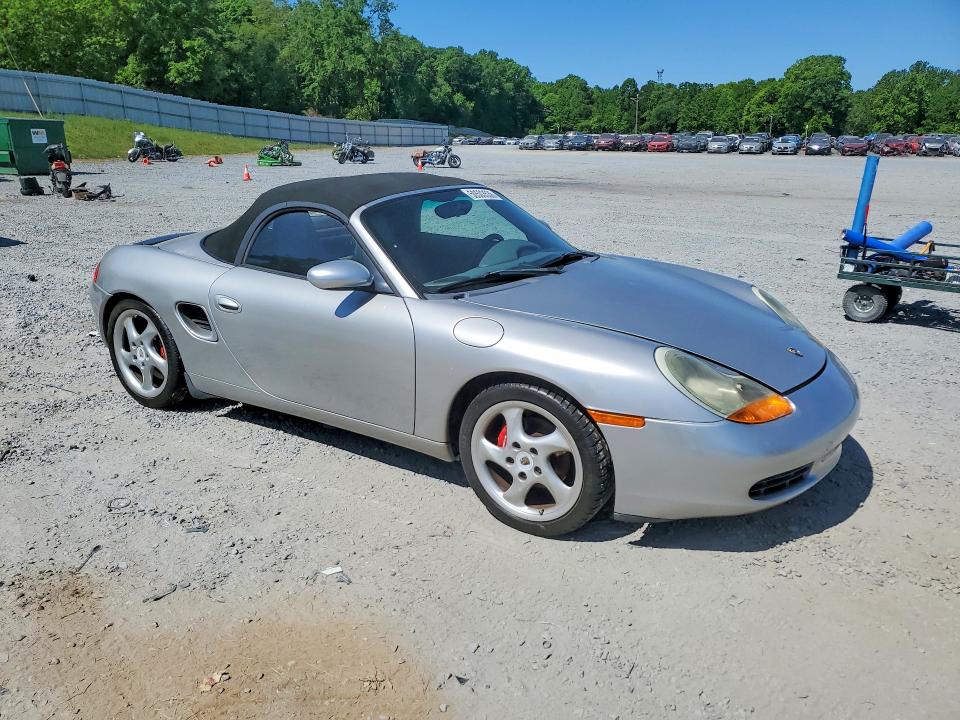 2002 Porsche Boxster VIN WP0CA29842U621011 COPART salvage auction — REAR END, NC - DEALER ONLY CLEAN TITLE, sold $2,350 on 2026-07-22 (photo 4)