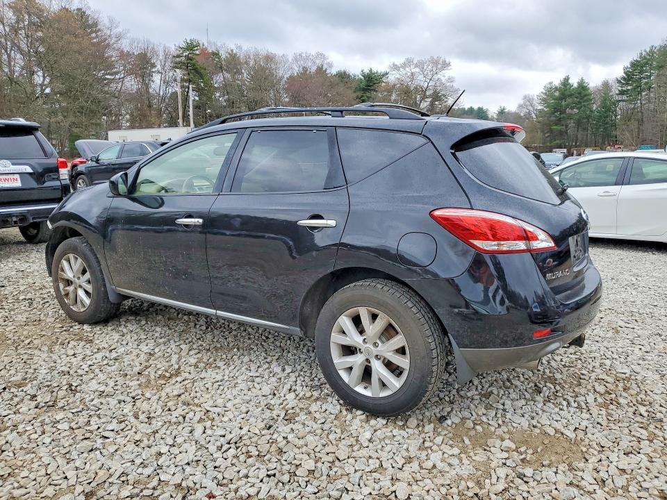2013 Nissan Murano VIN JN8AZ1MW2DW314626 COPART salvage auction — FRONT END, Ma - Cert Of Title-Reconstrctd Coll, sold $375 on 2026-07-29 (photo 2)