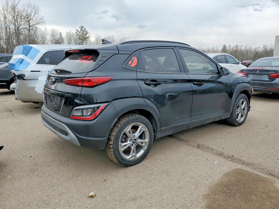 2023 Hyundai Kona VIN KM8K22AB9PU933599 COPART salvage auction — FRONT END, On - Permit Salvage, sold $3,100 on 2026-07-28 (photo 3)