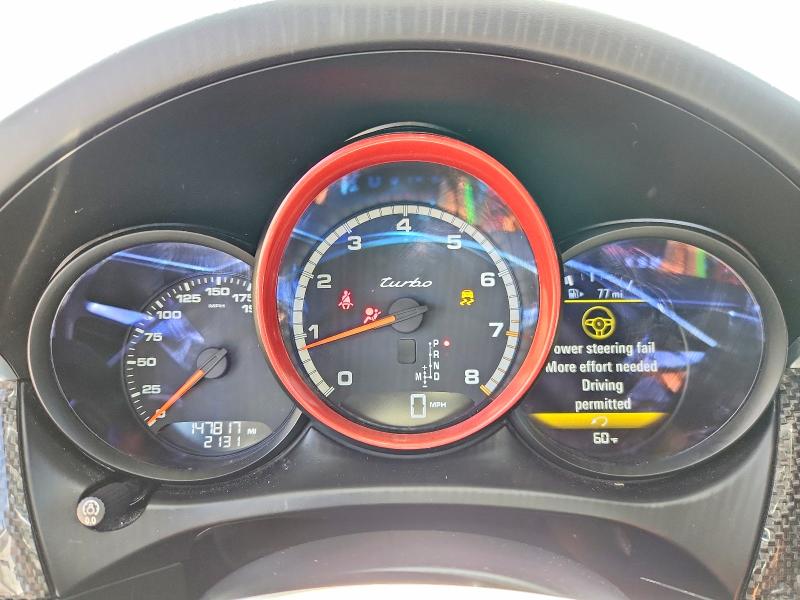 2017 Porsche Macan VIN WP1AF2A54HLB60822 COPART salvage auction — FRONT END, Co - Public - Salvage Title, sold $5,800 on 2026-08-10 (photo 9)