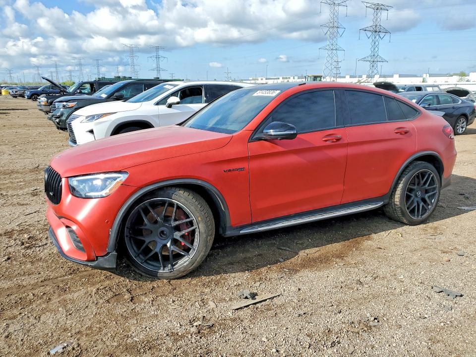 2021 Mercedes-benz Glc class VIN W1N0J8KB9MF910901 COPART salvage auction — FRONT END, Wv - Salvage Certificate, sold $23,400 on 2026-07-08 (photo 1)