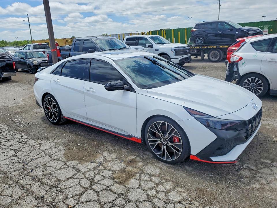 2023 Hyundai Elantra VIN KMHLW4AKXPU012271 COPART salvage auction — MECHANICAL, In - Cert Of Title-Salvage Title, sold $6,500 on 2026-07-24 (photo 4)