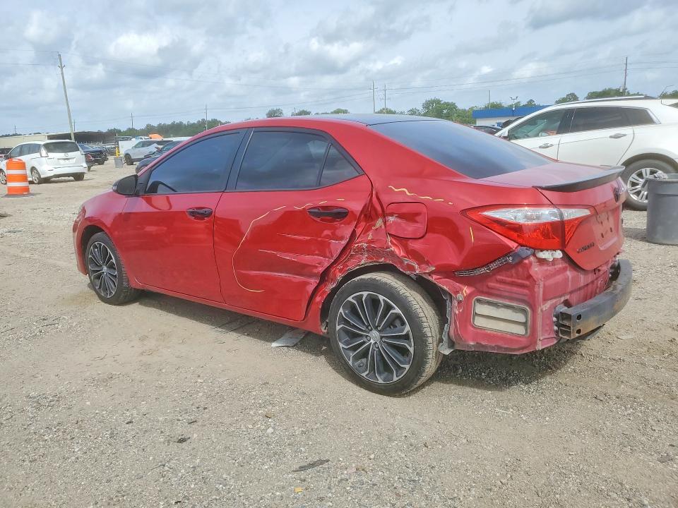 2014 Toyota Corolla VIN 5YFBURHE6EP024382 COPART salvage auction — REAR END, TX - SALVAGE VEHICLE TITLE, sold $1,750 on 2026-07-23 (photo 2)