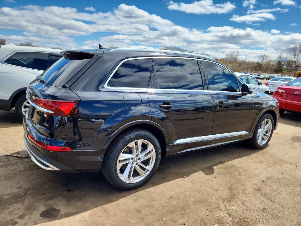 2020 Audi Q7 VIN WA1LXAF77LD001902 COPART salvage auction — REAR END, Id - Salvage Certificate Of Title, sold $13,800 on 2026-07-17 (photo 3)