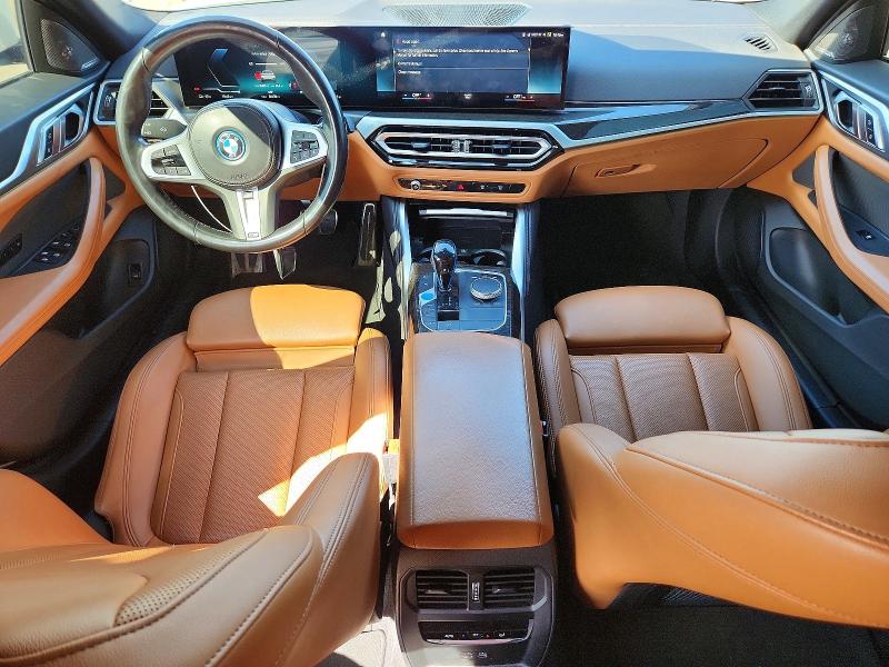 2022 BMW I4 VIN WBY73AW01NFM89305 COPART salvage auction — FRONT END, Salvage Title, sold $11,700 on 2026-07-08 (photo 8)