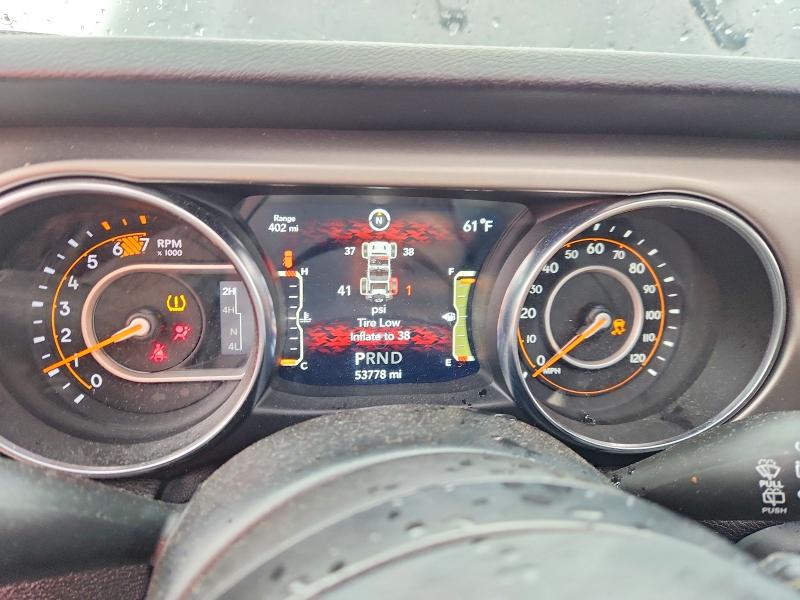 2021 Jeep Wrangler / VIN 1C4HJXDN0MW638119 COPART salvage auction — REAR END, Ga - Cert Of Title-Salvage, sold $7,700 on 2026-07-09 (photo 9)