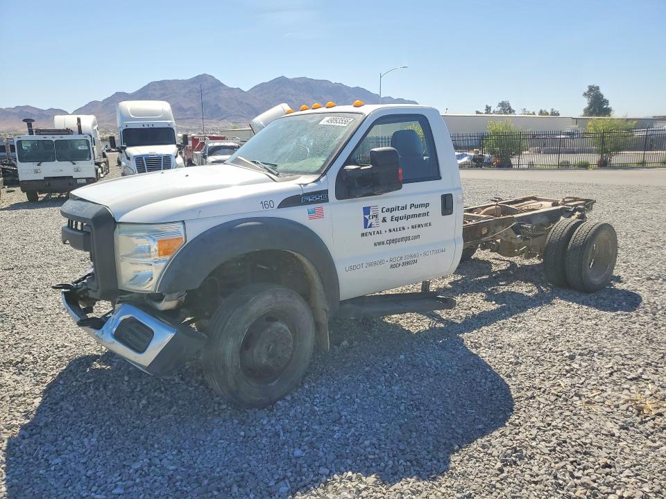 2014 Ford F550 VIN 1FDUF5HY3EEB81611 COPART salvage auction — FRONT END, Nv - Salvage Title, sold $3,891 on 2026-07-08 (photo 1)