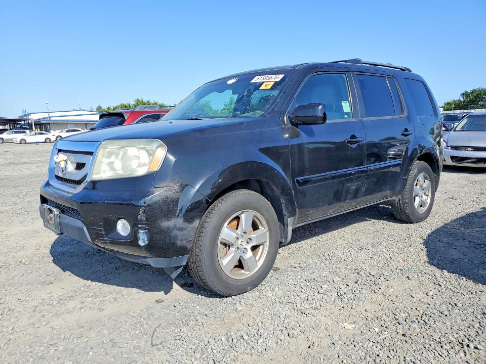 2011 Honda Pilot VIN 5FNYF4H48BB013891 COPART salvage auction — FRONT END, Ca - Dis/Dlr/Exp Only Clean Title (P), sold $975 on 2026-08-04 (photo 1)