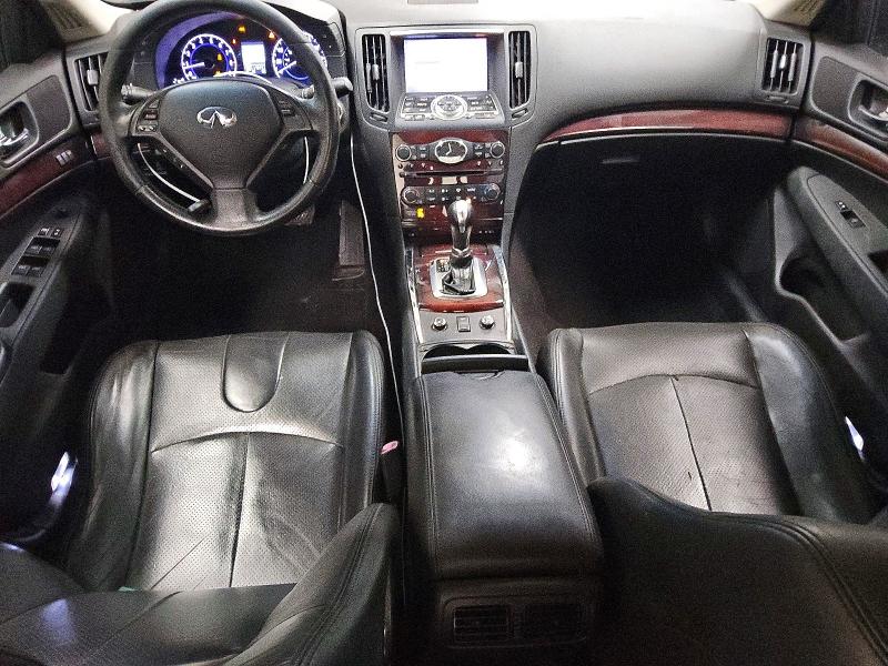 2012 Infiniti G37 VIN JN1CV6AR0CM681047 COPART salvage auction — FRONT END, IN - CERTIFICATE OF TITLE, sold $125 on 2026-07-30 (photo 8)
