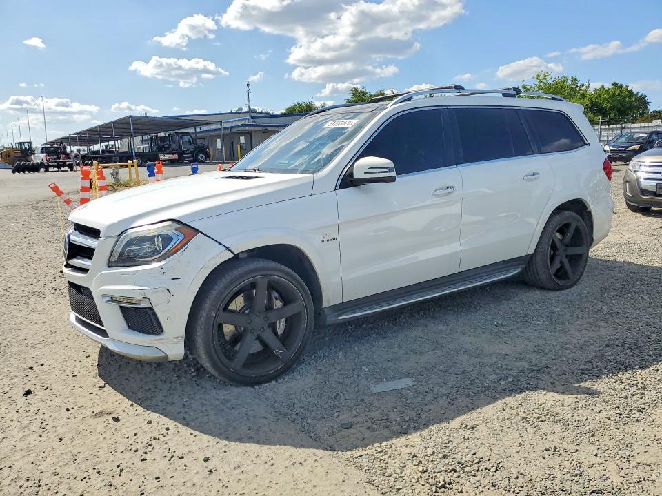 2016 Mercedes-benz Gl-klasse VIN 4JGDF7EE3GA670753 COPART salvage auction — FRONT END, Ca - Salvage Certificate (P), sold $7,600 on 2026-07-07 (photo 1)