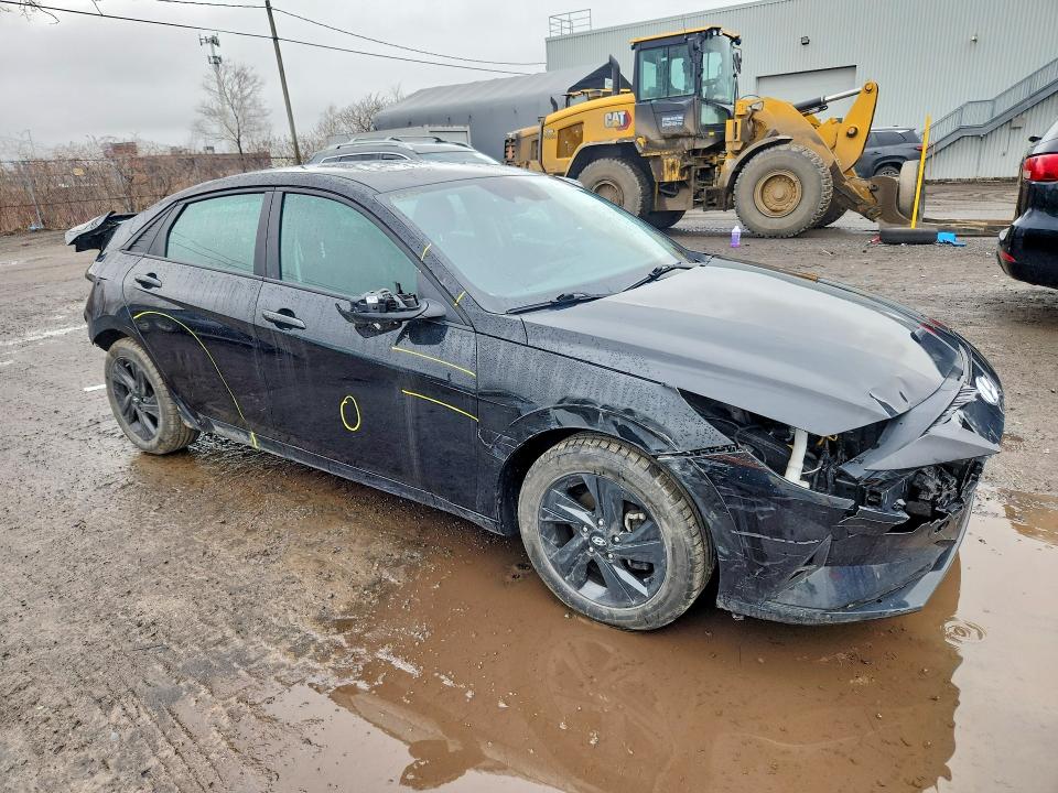 2022 Hyundai Elantra VIN KMHLM4AGXNU355404 COPART salvage auction — REAR END, Qc - Gravement Accidente, sold $1,350 on 2026-07-28 (photo 4)
