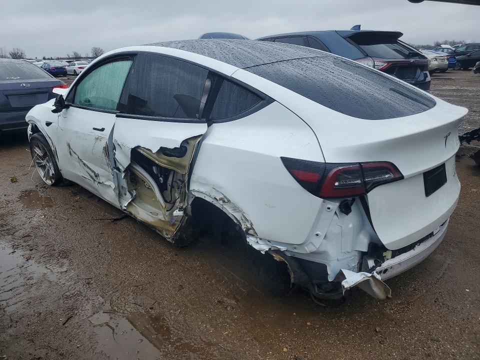 2023 Tesla Model y VIN 7SAYGDEEXPF809921 COPART salvage auction — ALL OVER, Il - Salvage Certificate, sold $1,650 on 2026-07-07 (photo 2)