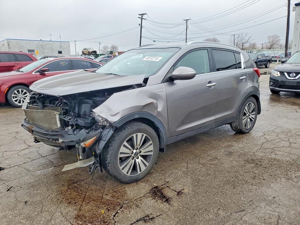 2014 Kia VIN KNDPCCAC9E7574112 COPART salvage auction — FRONT END, Il - Salvage Certificate, sold $300 on 2026-07-17 (photo 1)