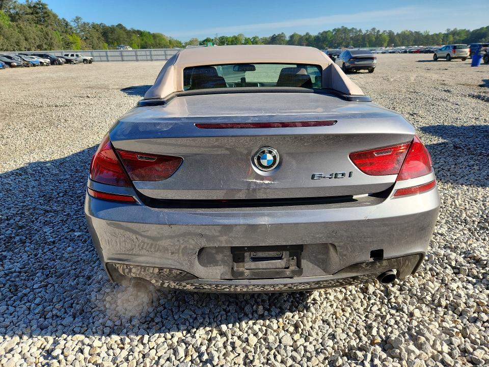 2015 BMW VIN WBALW7C5XFGJ88034 COPART salvage auction — REAR END, Ga - Cert Of Title-Salvage, sold $10,600 on 2026-07-09 (photo 6)