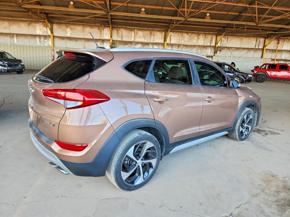 2017 Hyundai Tucson VIN KM8J33A28HU460245 COPART salvage auction — FRONT END, Az - Cert Of Title - Salvage, sold $2,500 on 2026-07-13 (photo 3)