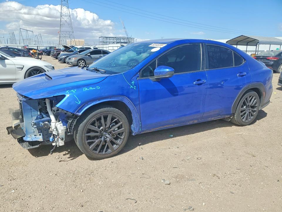 2024 Subaru Wrx VIN JF1VBAH65R9800547 COPART salvage auction — FRONT END, Ca - Salvage Certificate, sold $8,100 on 2026-07-06 (photo 1)