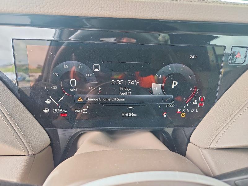 2025 Gmc Yukon VIN 1GKS2JRL7SR237190 COPART salvage auction — SIDE, Salvage Title, sold $38,500 on 2026-08-06 (photo 9)
