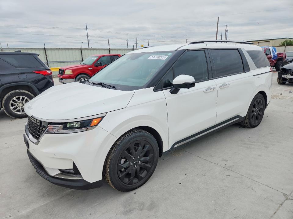 2023 Kia VIN KNDNE5H38P6274833 COPART salvage auction — FRONT END, Tx - Salvage Vehicle Title, sold $12,200 on 2026-07-03 (photo 1)