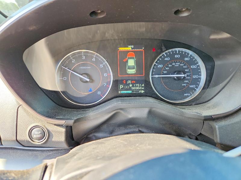 2021 Subaru Xv VIN JF2GTHMC9MH243839 COPART salvage auction — FRONT END, Nc - Salvage Certificate Of Title, sold $300 on 2026-07-14 (photo 9)