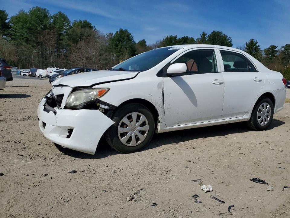 2010 Toyota Corolla VIN 1NXBU4EE9AZ333179 COPART salvage auction — FRONT END, Ma - Cert Of Title-Reconstrctd Coll, sold $1,450 on 2026-07-02 (photo 1)