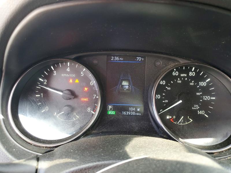 2020 Nissan Rogue VIN JN8AT2MV9LW108054 COPART salvage auction — ROLLOVER, In - Dis/Dlr/Exp Only Clean Title, sold $2,500 on 2026-07-07 (photo 9)