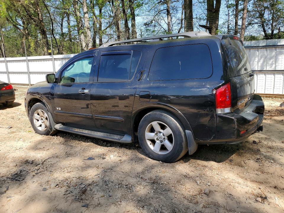2008 Nissan Armada VIN 5N1BA08D28N615611 COPART salvage auction — FRONT END, NC - SALVAGE CERTIFICATE OF TITLE, sold $650 on 2026-07-02 (photo 2)