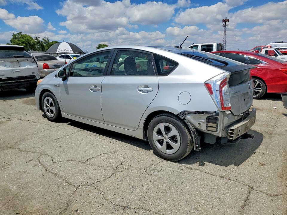 2014 Toyota Prius VIN JTDKN3DU1E1743910 COPART salvage auction — REAR END, Id - Salvage Certificate Of Title, sold $1,650 on 2026-07-10 (photo 2)