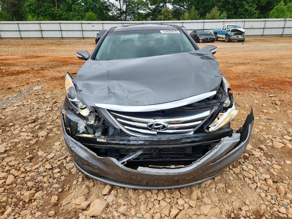 2014 Hyundai Sonata VIN 5NPEC4AC8EH867010 COPART salvage auction — FRONT END, Nc - Salvage Certificate Of Title, sold $350 on 2026-07-27 (photo 5)