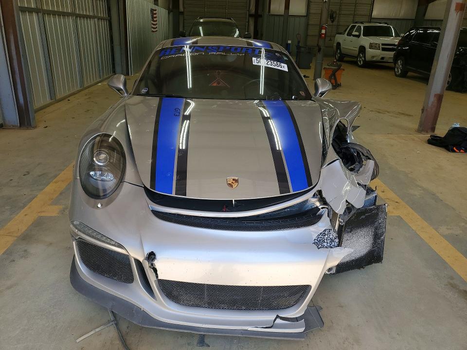2014 Porsche 911 VIN WP0AC2A91ES183618 COPART salvage auction — FRONT END, NC - SALVAGE CERTIFICATE OF TITLE, sold $50,500 on 2026-07-23 (photo 5)