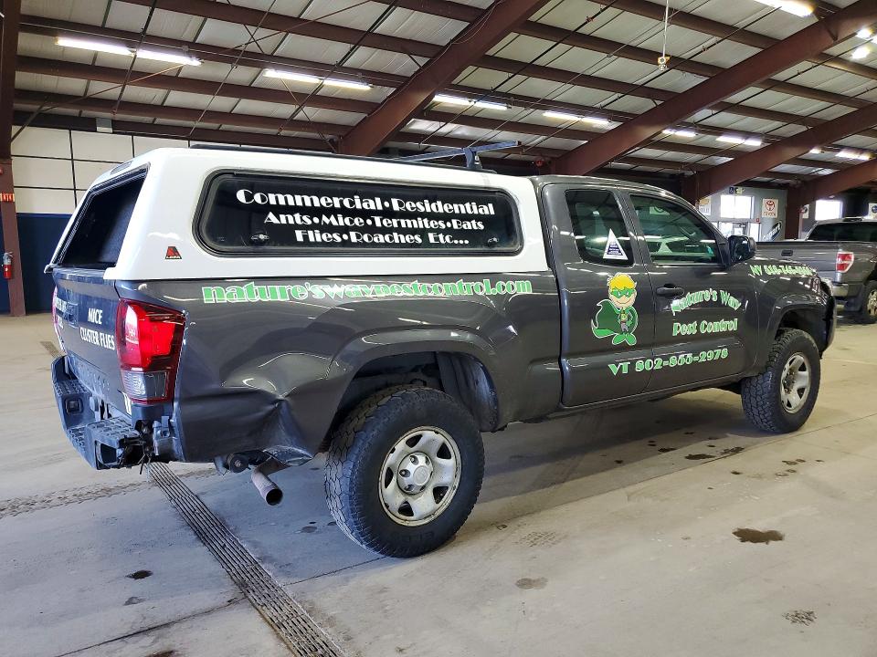 2018 Toyota Tacoma VIN 5TFSX5EN3JX059204 COPART salvage auction — REAR END, Ny - Certificate Of Title, sold $9,400 on 2026-07-30 (photo 3)