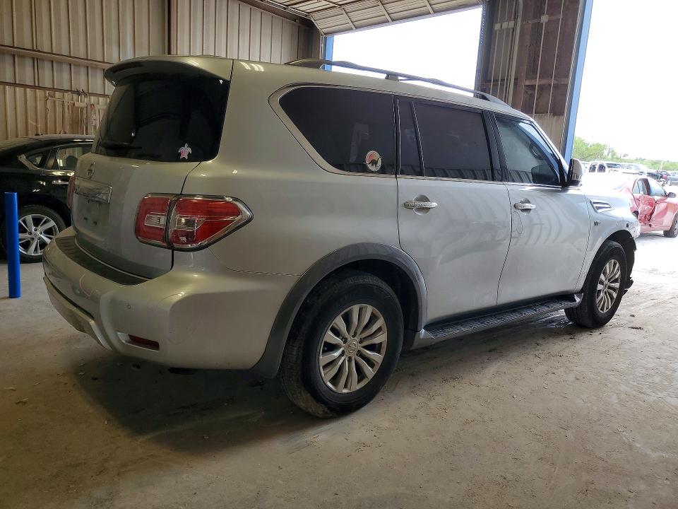 2018 Nissan Armada VIN JN8AY2ND6J9055221 COPART salvage auction — FRONT END, Tx - Certificate Of Title, sold $5,100 on 2026-07-06 (photo 3)