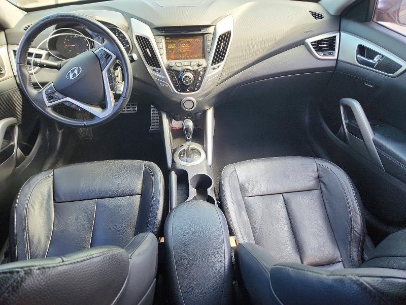 2015 Hyundai Veloster VIN KMHTC6AD2FU218706 COPART salvage auction — REAR END, Va - Cert Of Title - Salvage, sold $1,250 on 2026-07-15 (photo 8)