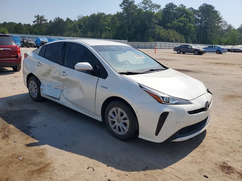 2019 Toyota Prius VIN JTDKARFUXK3089436 COPART salvage auction — SIDE, Sc - Cert Of Title-Salvage, sold $2,100 on 2026-07-27 (photo 4)