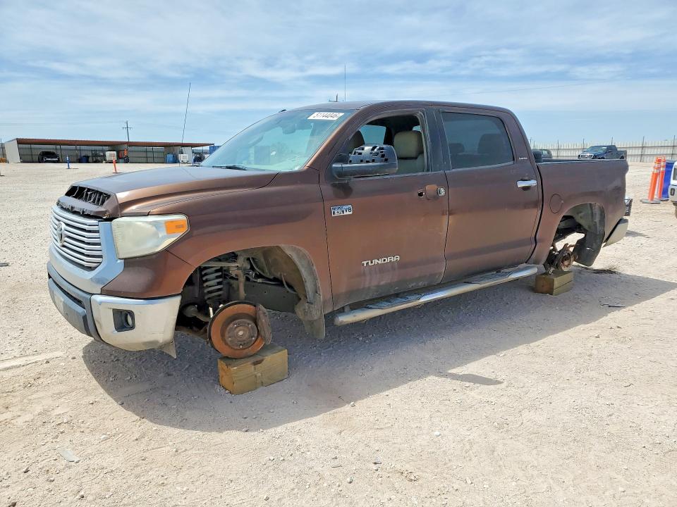 2016 Toyota Tundra VIN 5TFFW5F19GX206280 COPART salvage auction — STRIPPED, Tx - Certificate Of Title, sold $5,700 on 2026-07-15 (photo 1)