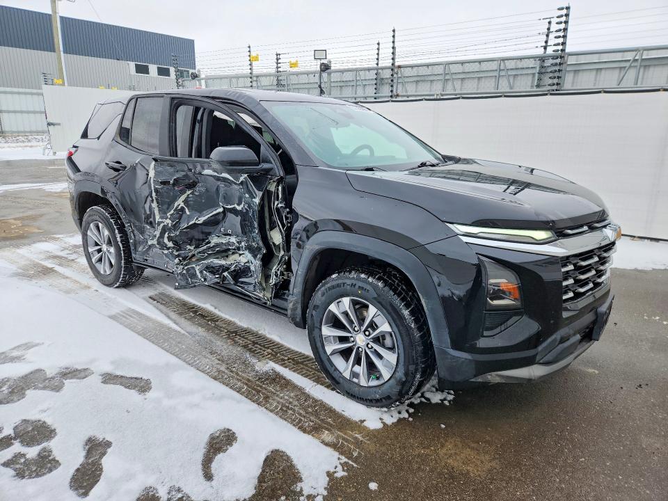 2025 Chevrolet Equinox VIN 3GNAXHEG7SL313578 COPART salvage auction — SIDE, Ab - Export Only, sold $9,800 on 2026-07-02 (photo 4)